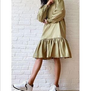 Smock ruffle holiday dress from ShopBop